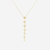 Sydney Evan Starburst 14K Yellow Gold Diamond Pendant Necklace N36040-Y18XT