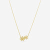 Sydney Evan Double Daisy 14K Yellow Gold Diamond Pendant Necklace N36308-Y18XT