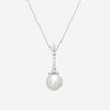 Assael Platinum South Sea Cultured Pearl & Diamond Pendant Necklace N4594 - THE SOLIST