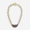 Devon Leigh 18K Rose Gold Plated Brass Hematite Pendant Necklace N4758