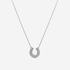 Sydney Evan Medium Horseshoe 14K Blackened Gold Diamond Pendant Necklace N4771-B16