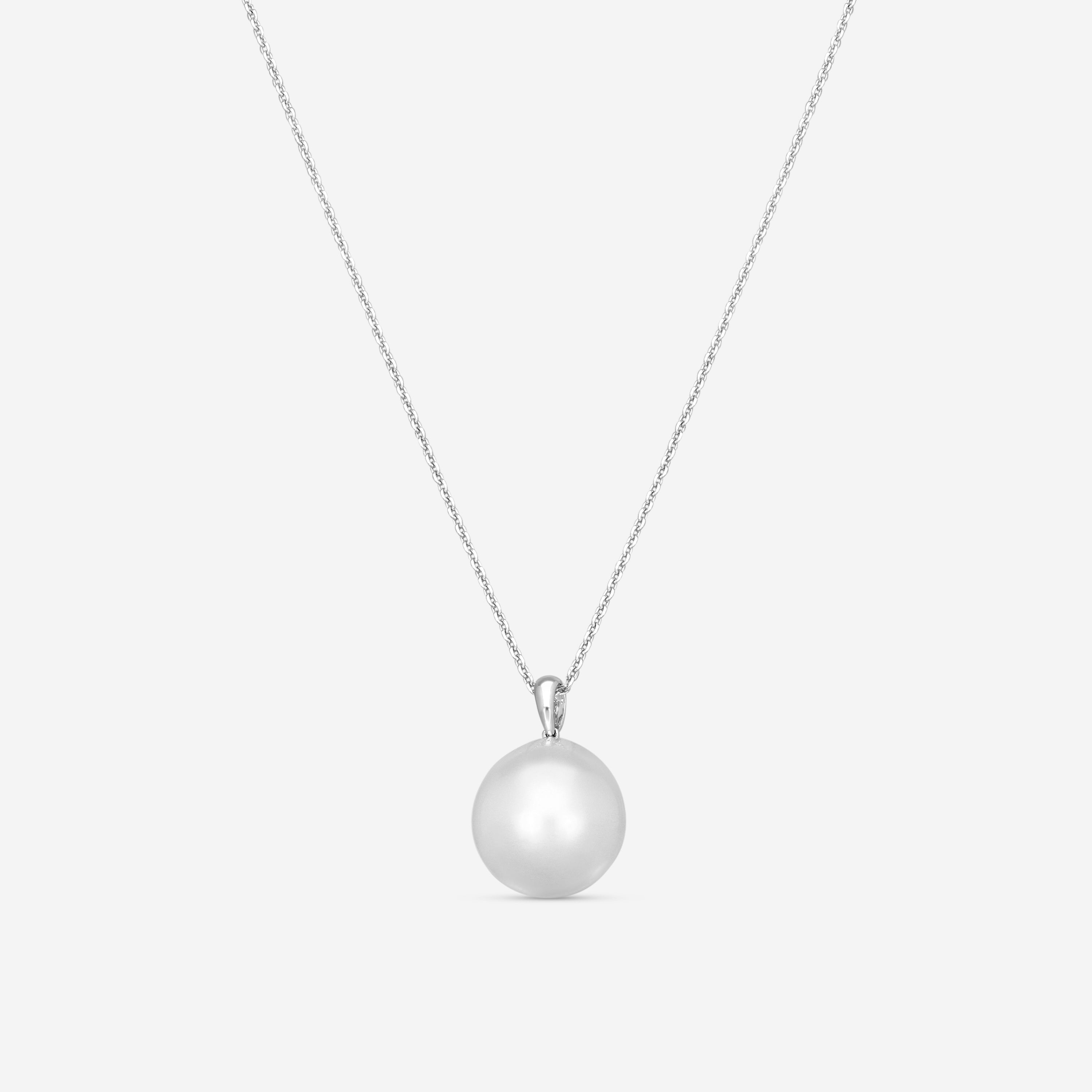 Assael 18K White Gold South Sea Cultured Pearl Pendant Necklace N4820 - THE SOLIST