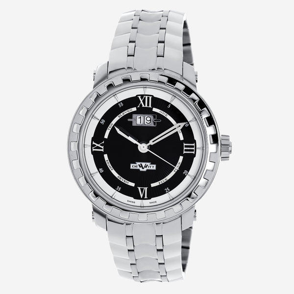 Dewitt Academia Grand Date Le Automatic Stainless Steel Men's Automatic Watch NAC.GDE.001.S