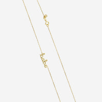 Sydney Evan 14K Yellow Gold Small "Babe" Pendant Necklace NAS1171-Y18XLS