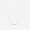 Sydney Evan 5 Curved Protective Eyes 14K Yellow Gold Diamond Pendant Necklace NAS1174-Y18XT