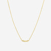 Sydney Evan 3 Curved Protective Eye 14K Yellow Gold Diamond Pendant Necklace NAS1175-Y18XT