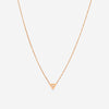 Sydney Evan 14K Rose Gold Diamond Bezel Triangle Pendant Necklace NAS1177-R18XT