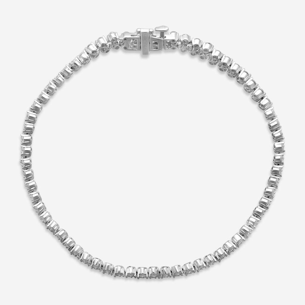 Ina Mar 14K White Gold Diamond Bracelet BC08685-CZ4WG