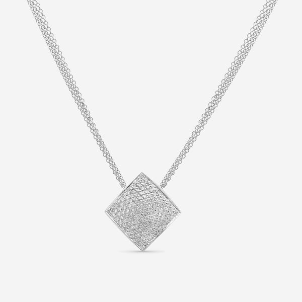 Piero Milano 18K White Gold Diamond 1.35ct. tw. Necklace NEDI-102181-207 - THE SOLIST