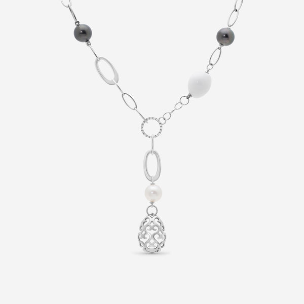 Piero Milano 18K White Gold Diamond Necklace NEDM-109418-295 - THE SOLIST