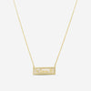 Sydney Evan Love 14K Yellow Gold Diamond Enamel Bar Pendant Necklace NET1228WH-Y18XMT
