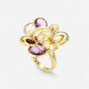Tavanti Luna 18K Yellow Gold Multistone Ring Sz. 7.5 NF015AN-16-Y-179