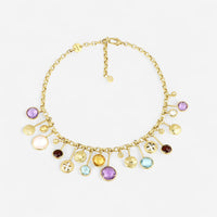 TAVANTI - 18KT Yellow Gold, Semiprecious Necklace ( Garnet, Citrine, Quartz, Amethyst)-NF018CL Y - 190

Length 15". - THE SOLIST