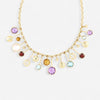 TAVANTI - 18KT Yellow Gold, Semiprecious Necklace ( Garnet, Citrine, Quartz, Amethyst)-NF018CL Y - 190

Length 15". - THE SOLIST