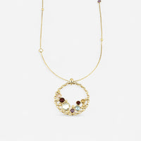 Tavanti Luna 18K Yellow Gold Semiprecious Pendant Necklace NF020CH-B-Y-196