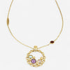 Tavanti Luna 18K Yellow Gold Citrine, Quartz & Garnet Pendant Necklace NF020CL-Y-193