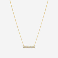 Sydney Evan Full Pavé Roll 14K Yellow Gold Diamond Pendant Necklace NJP1069-Y17XT