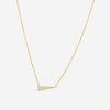Sydney Evan Long Triangle 14K Yellow Gold Diamond Pendant Necklace NJP1155-Y18XT