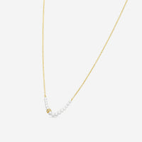 Sydney Evan 14K Yellow Gold Graduated Pearl and Diamond Station Necklace NJP1266PE-Y18XT - THE SOLIST