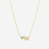 Sydney Evan Tulip 14K Yellow Gold Diamond and Emerald Pendant Necklace NJP1955EM-Y18XT