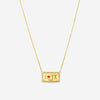 Sydney Evan 14K Yellow Gold Diamond & Enamel Texas License Plate Pendant Necklace NJP1988-Y18XT
