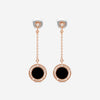 Damiani 18K Rose Gold Diamond Drop Earrings 20086900 - THE SOLIST