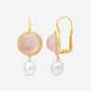 Mimi Milano Shan Teki 18K Rose Gold, Rose Quartz, Diamond & Pearl Drop Earrings O150CQ1M