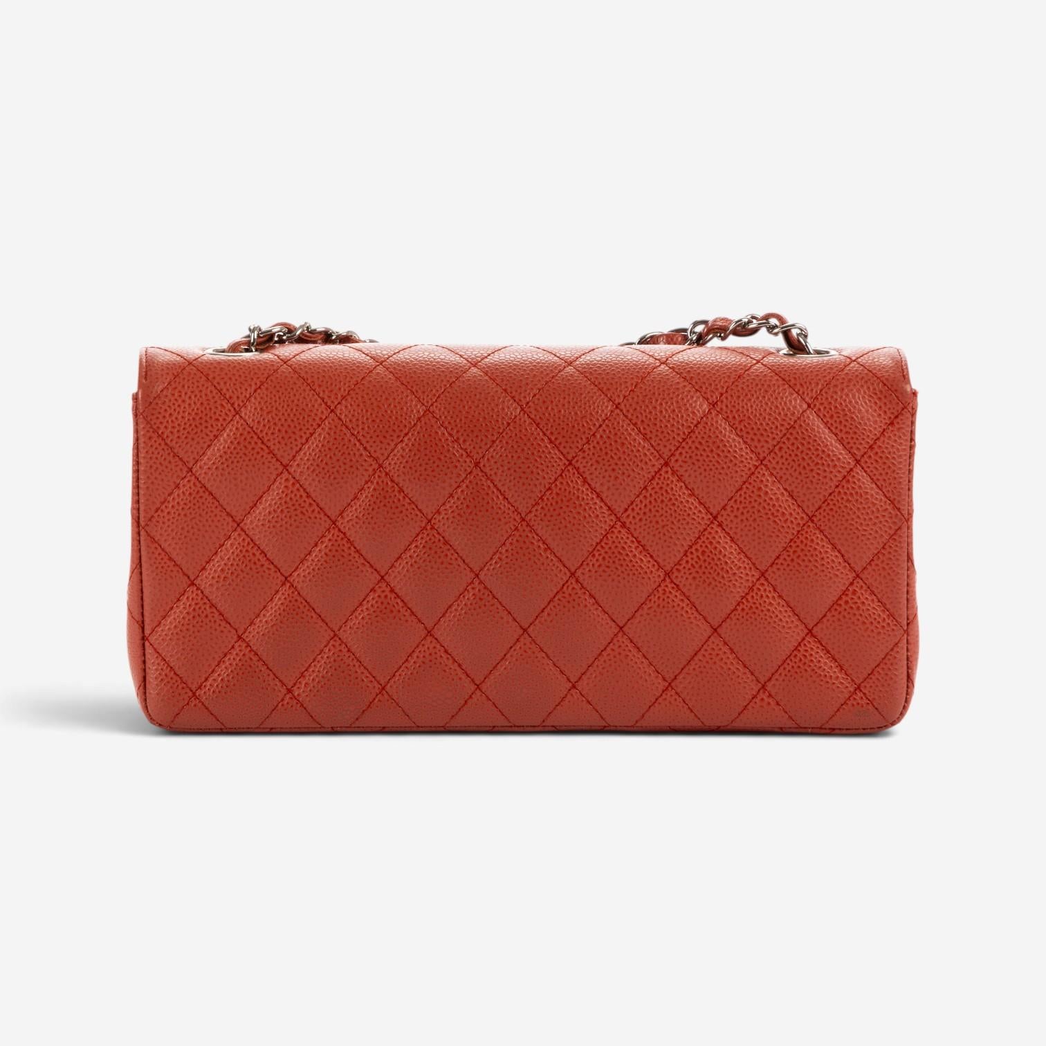 Chanel Guava Caviar Leather East West Flap Bag OAG7050