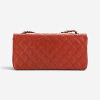 Chanel Guava Caviar Leather East West Flap Bag OAG7050