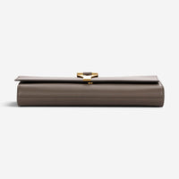 Yves Saint Laurent Classic Y Line Taupe Calf Leather Clutch OAG7742