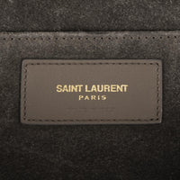 Yves Saint Laurent Classic Y Line Taupe Calf Leather Clutch OAG7742