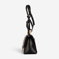 Balenciaga Small Hourglass Black Calfskin Leather Handbag OAG7799