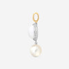 Mimi Milano Leela 18K White & Rose Gold Diamond & Pearl Pendant P320C1A1B