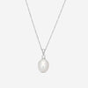 Assael 18K White Gold Pearl & Diamond Pendant Necklace P3666 - THE SOLIST