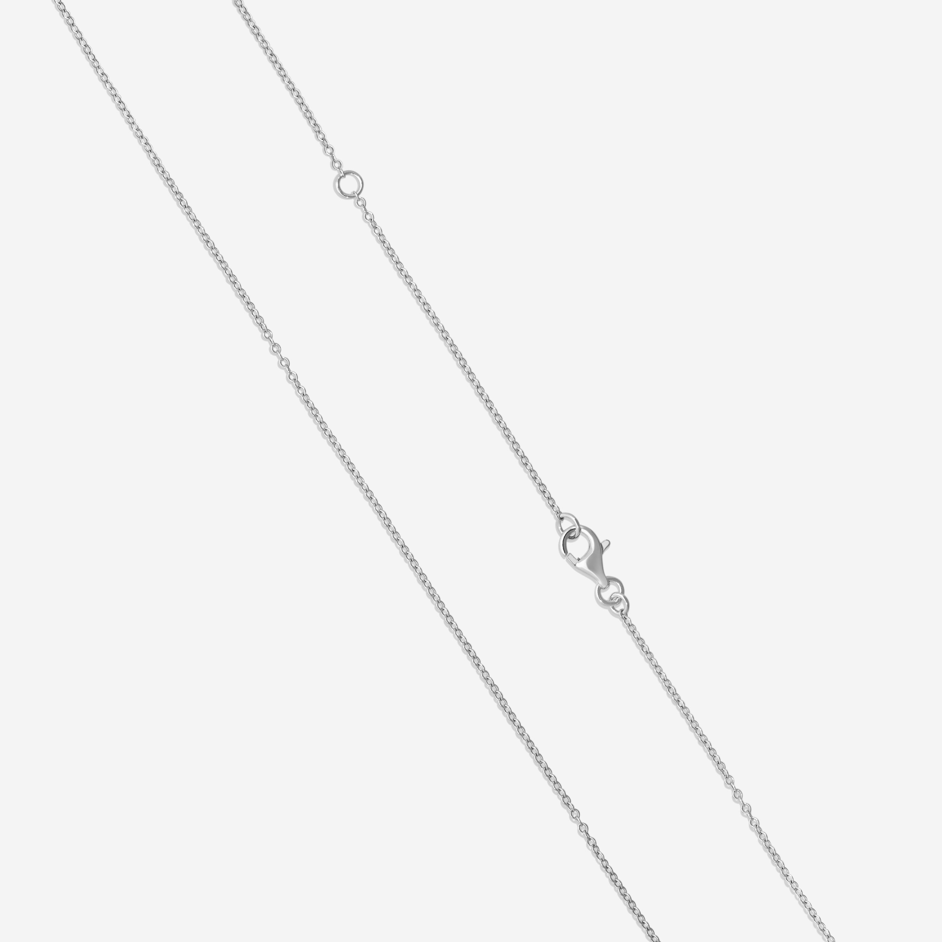 Assael 18K White Gold Pearl & Diamond Pendant Necklace P3666 - THE SOLIST