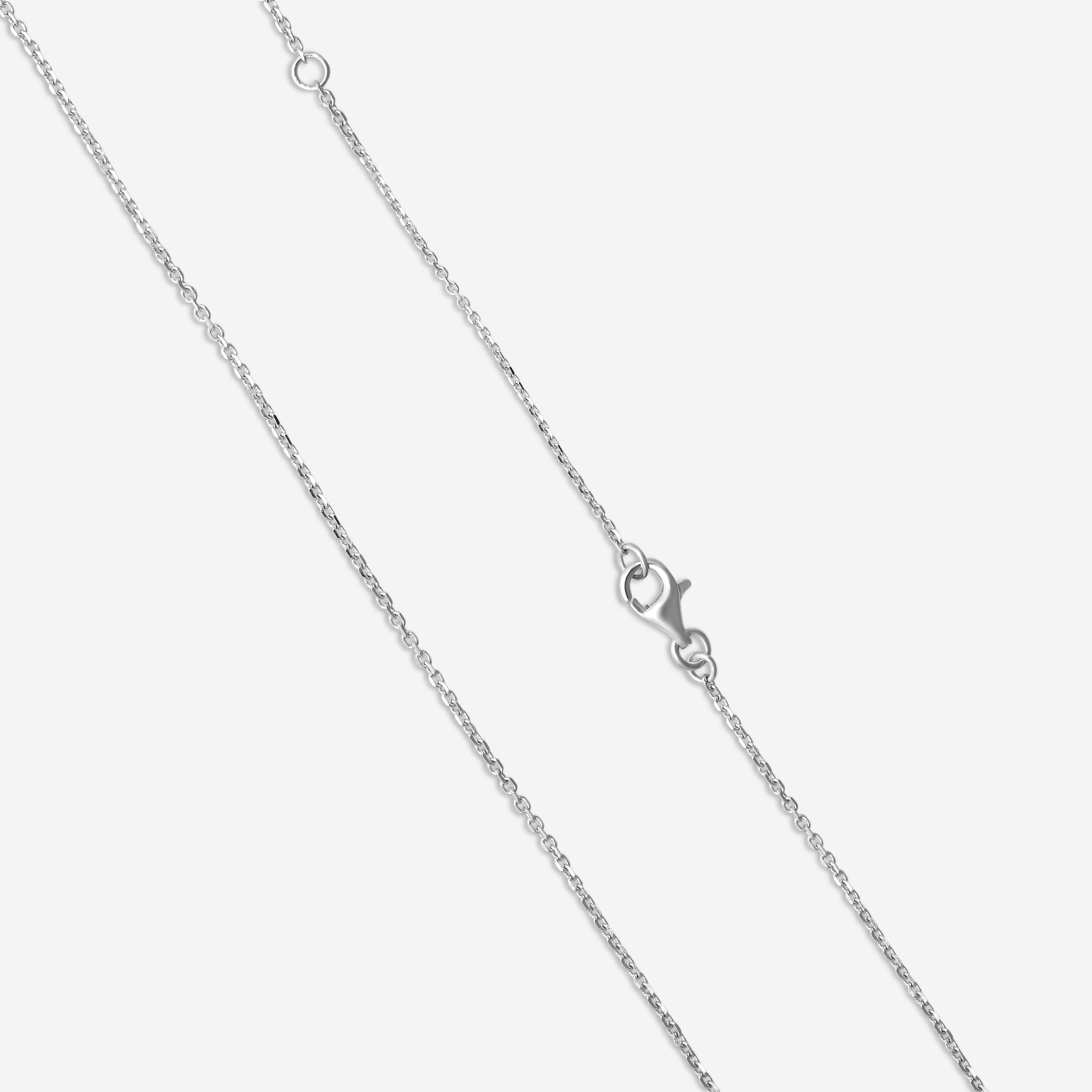 Assael 18K White Gold Diamond & Akoya Cultured Pearl Pendant Necklace P3683 - THE SOLIST