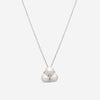 Assael 18K White Gold Akoya Cultured Pearl & Diamond Pendant Necklace P3686