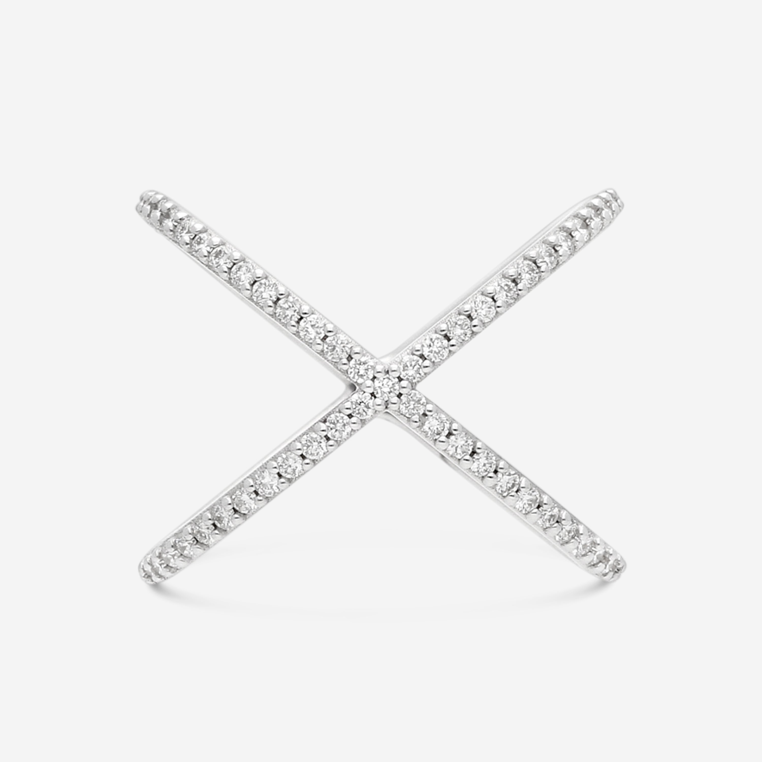 Giloro 18K White Gold Diamond Ring P4919-108