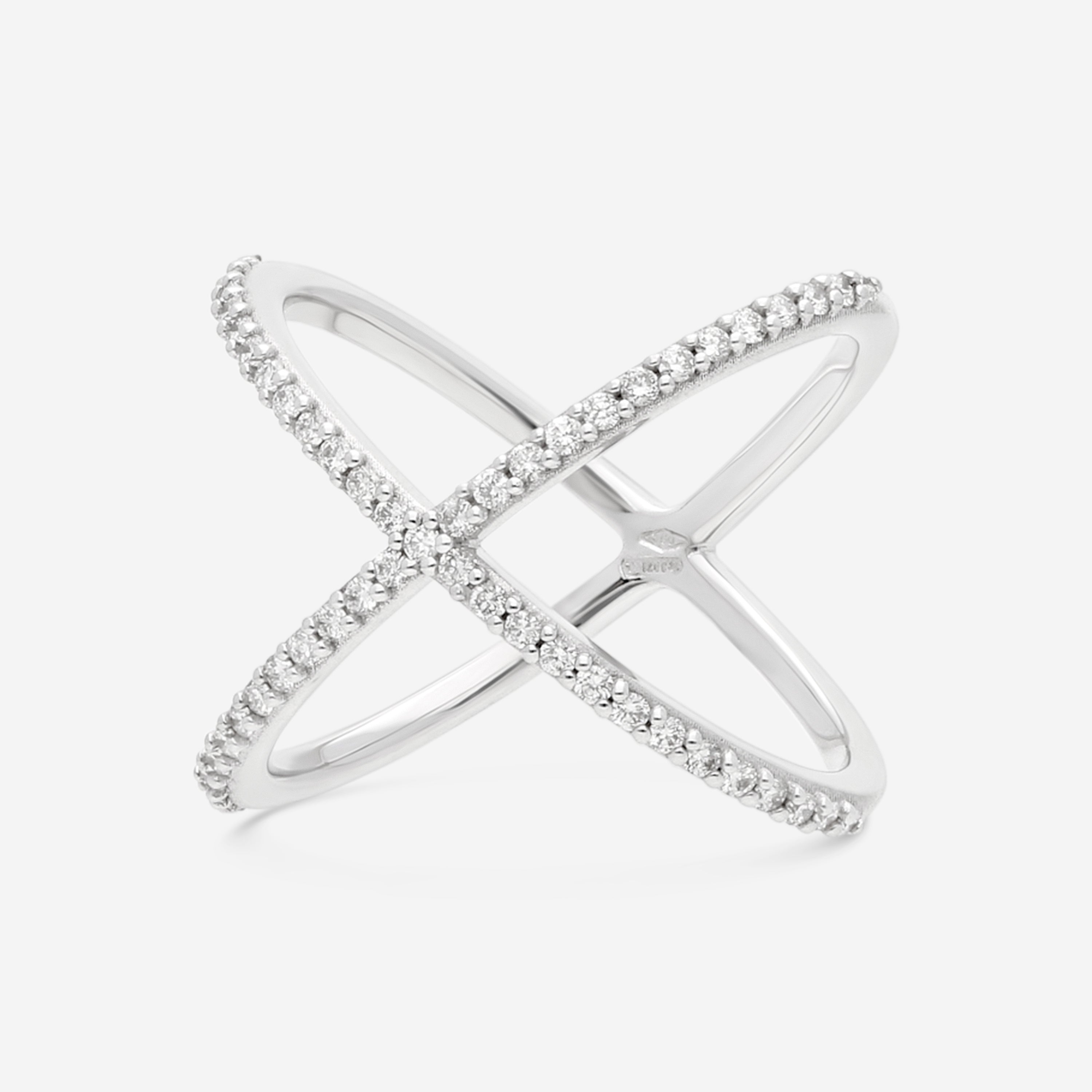 Giloro 18K White Gold Diamond Ring P4919-108