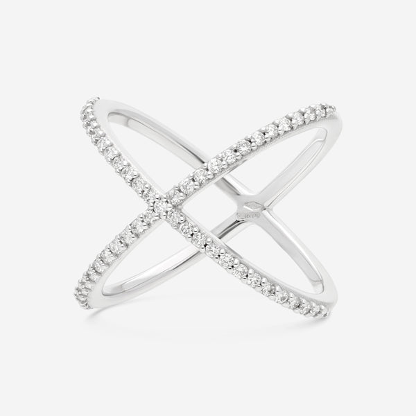 Giloro 18K White Gold Diamond Ring P4919-108