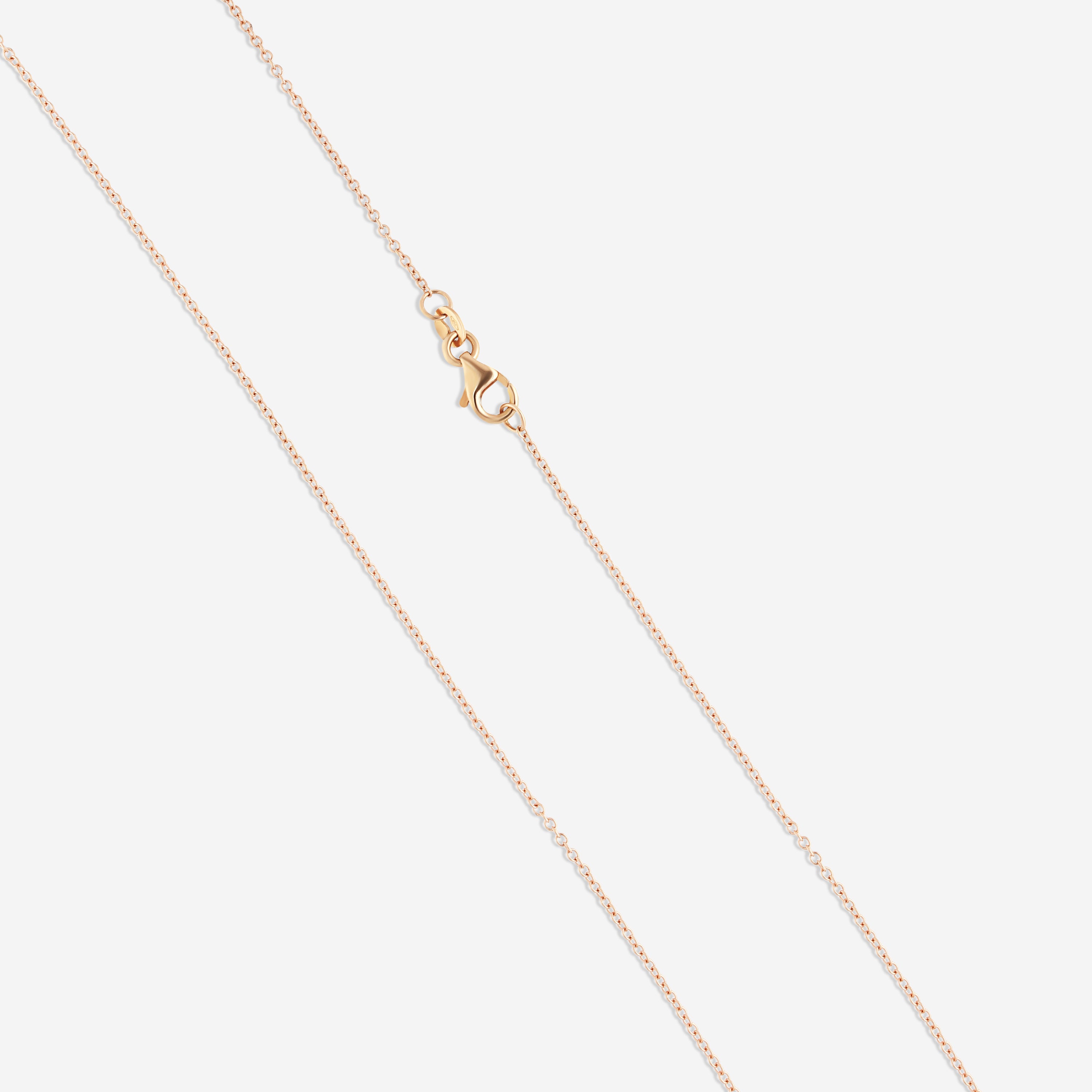 Giloro 18K Rose Gold Diamond Pendant Necklace P5126-108R
