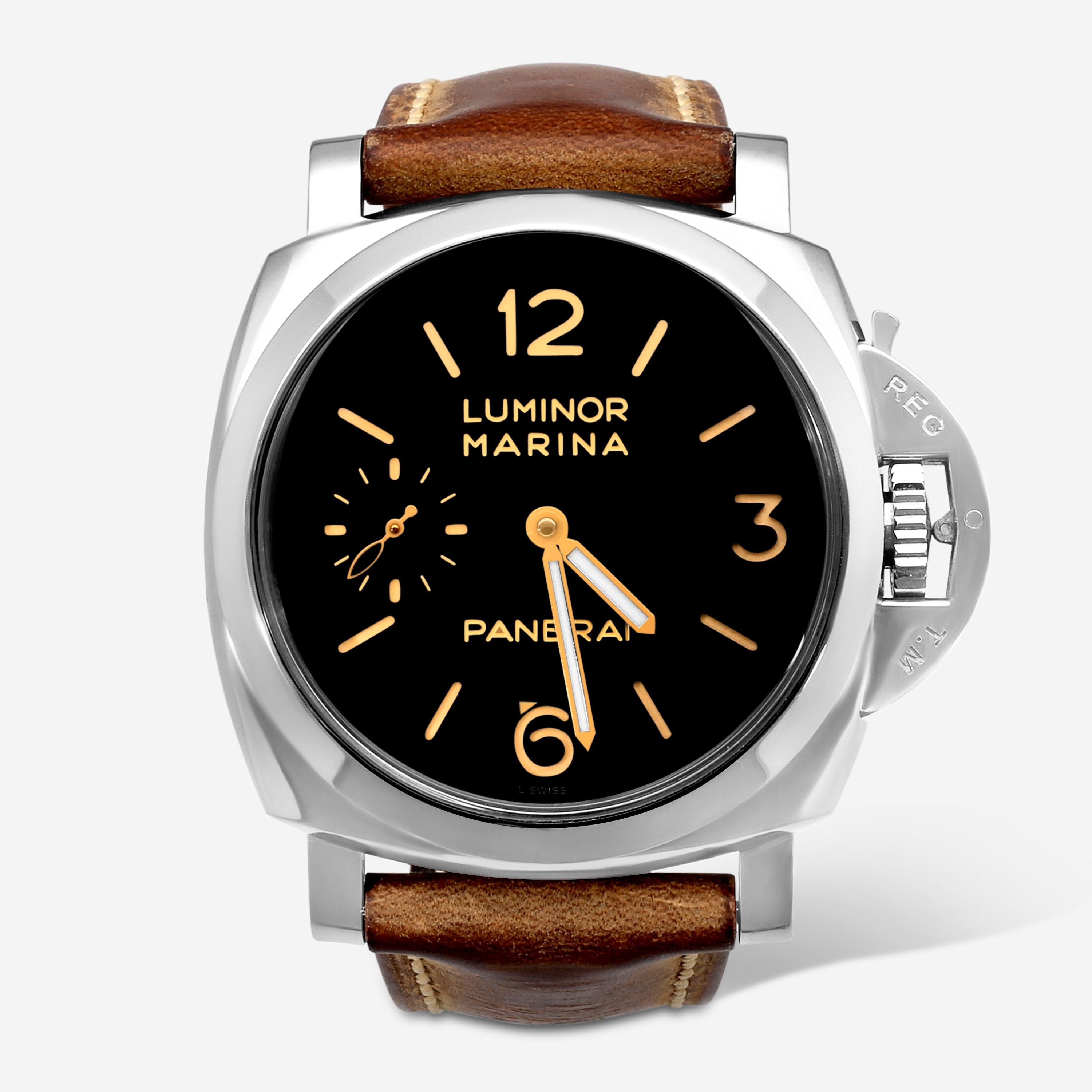 Panerai Luminor Marina 1950 3 Day Stainless Steel Manual Wind Men's Watch PAM004