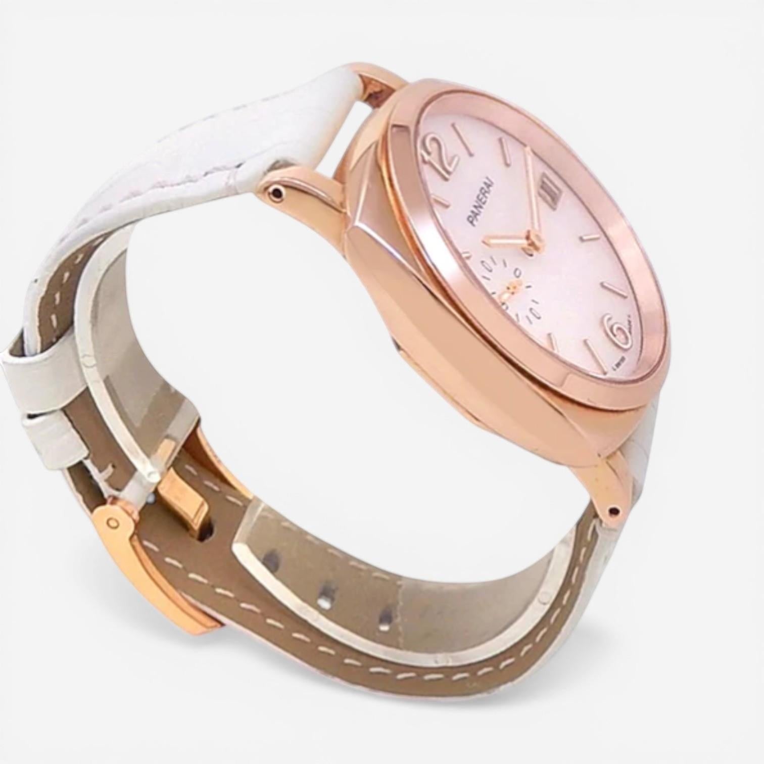 Panerai Luminor Due Goldtech 18K Rose Gold Automatic Ladies Watch PAM01280