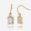 Suzanne Kalan 14K Yellow Gold Diamond and Morganite Drop Earrings PE578-YGMT - THE SOLIST