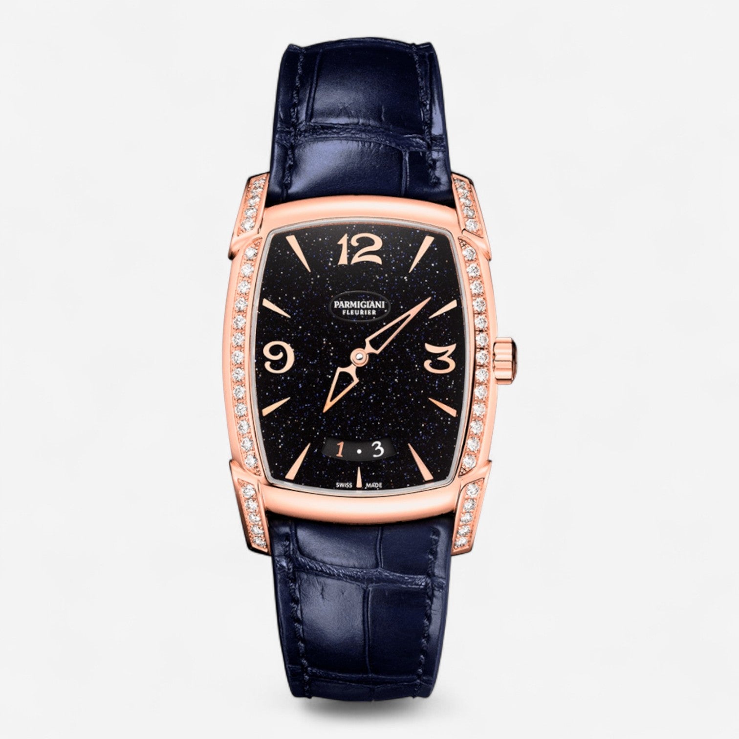 Parmigiani Fleurier Kalparisma Agenda Galaxy 18K Rose Gold Diamond Automatic Ladies Watch PFC123-1022500-HA3131