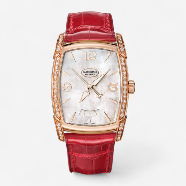 Parmigiani Fleurier Kalparisma Agenda 18K Rose Gold Diamond Automatic Ladies Watch PFC123-1023300-HA2121