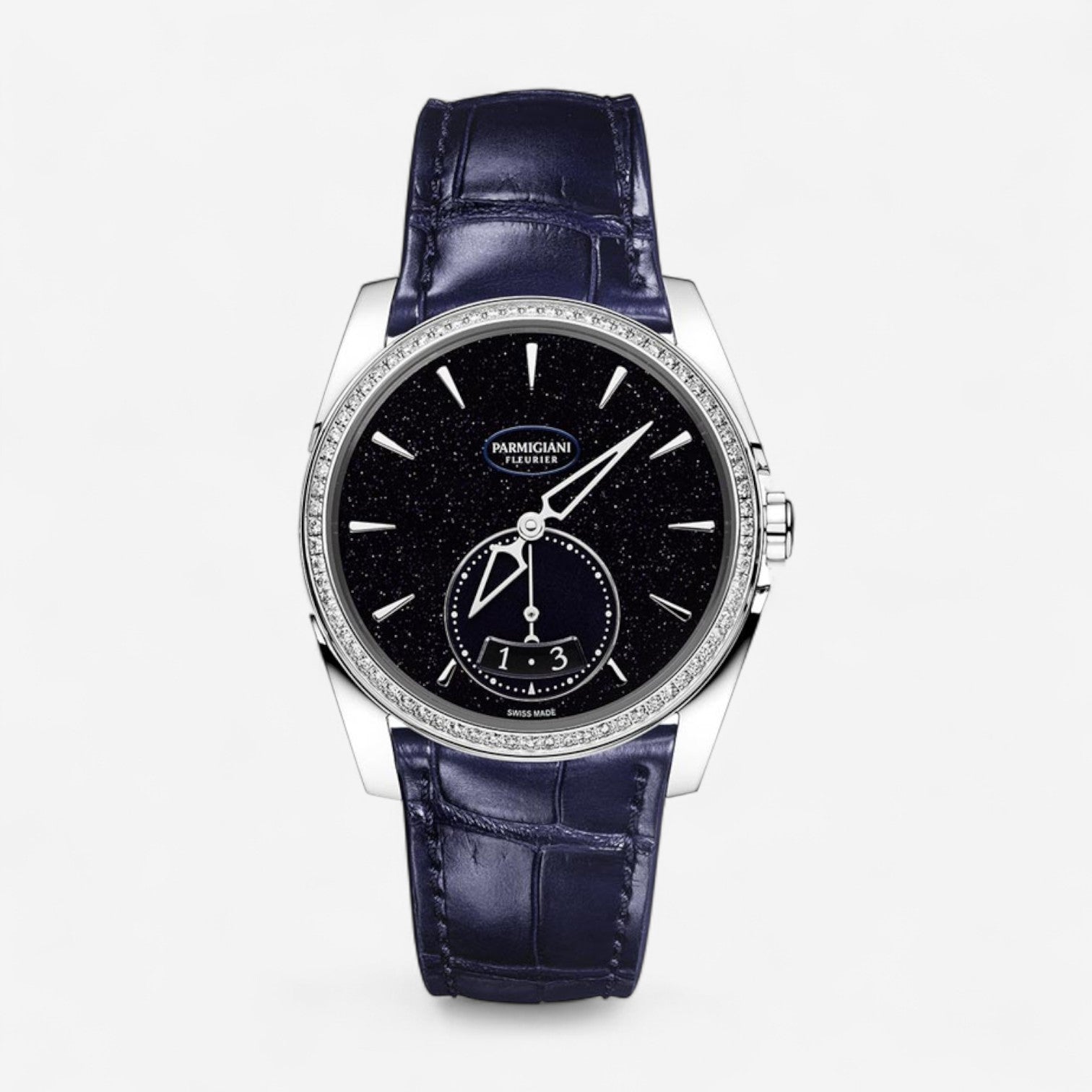 Parmigiani Fleurier Tonda Metropolitaine Galaxy Stainless Steel Diamond Automatic Ladies Watch PFC273-0060601-XA3121