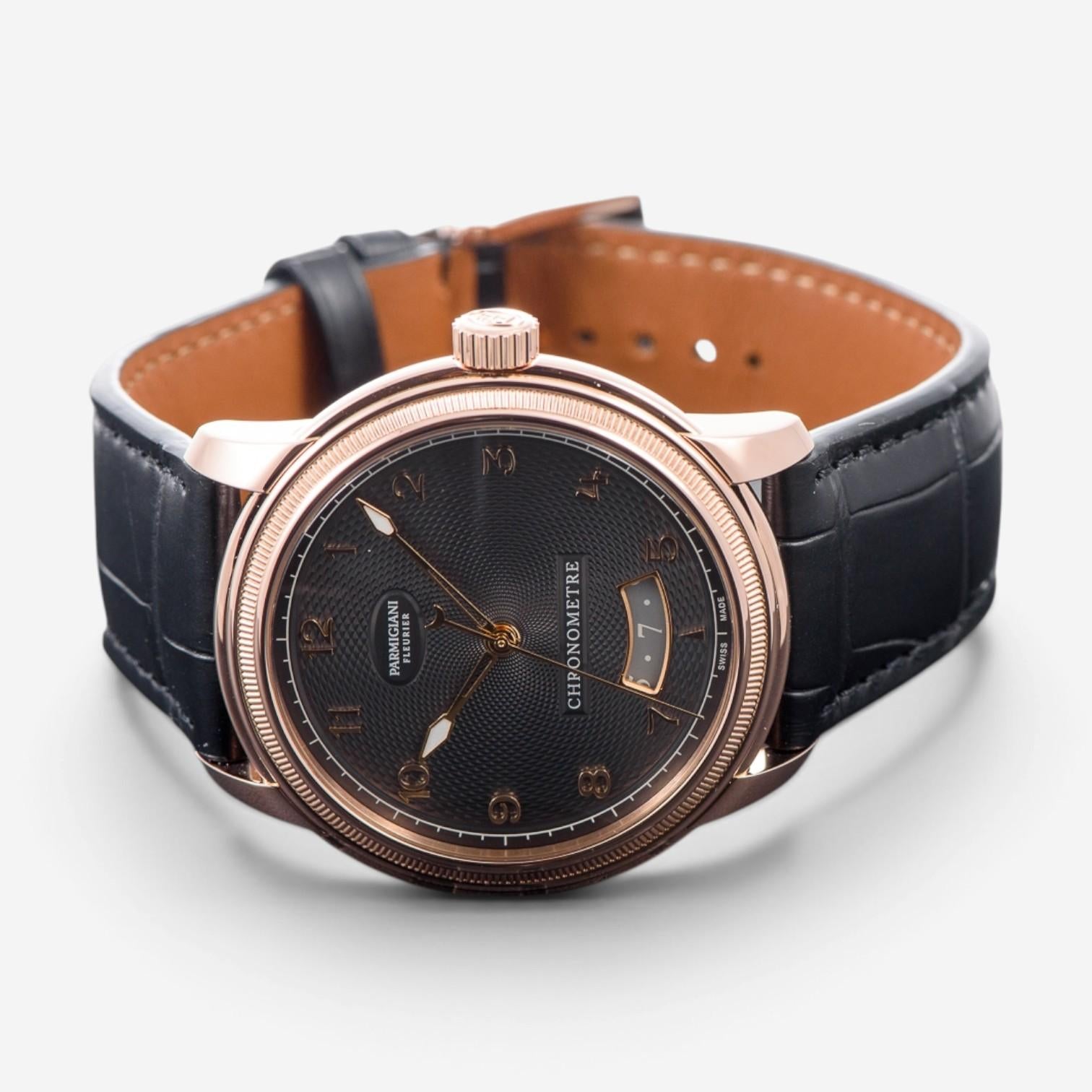 Parmigiani Fleurier Toric Chronometre 18K Rose Gold Automatic Men's Watch PFC423
