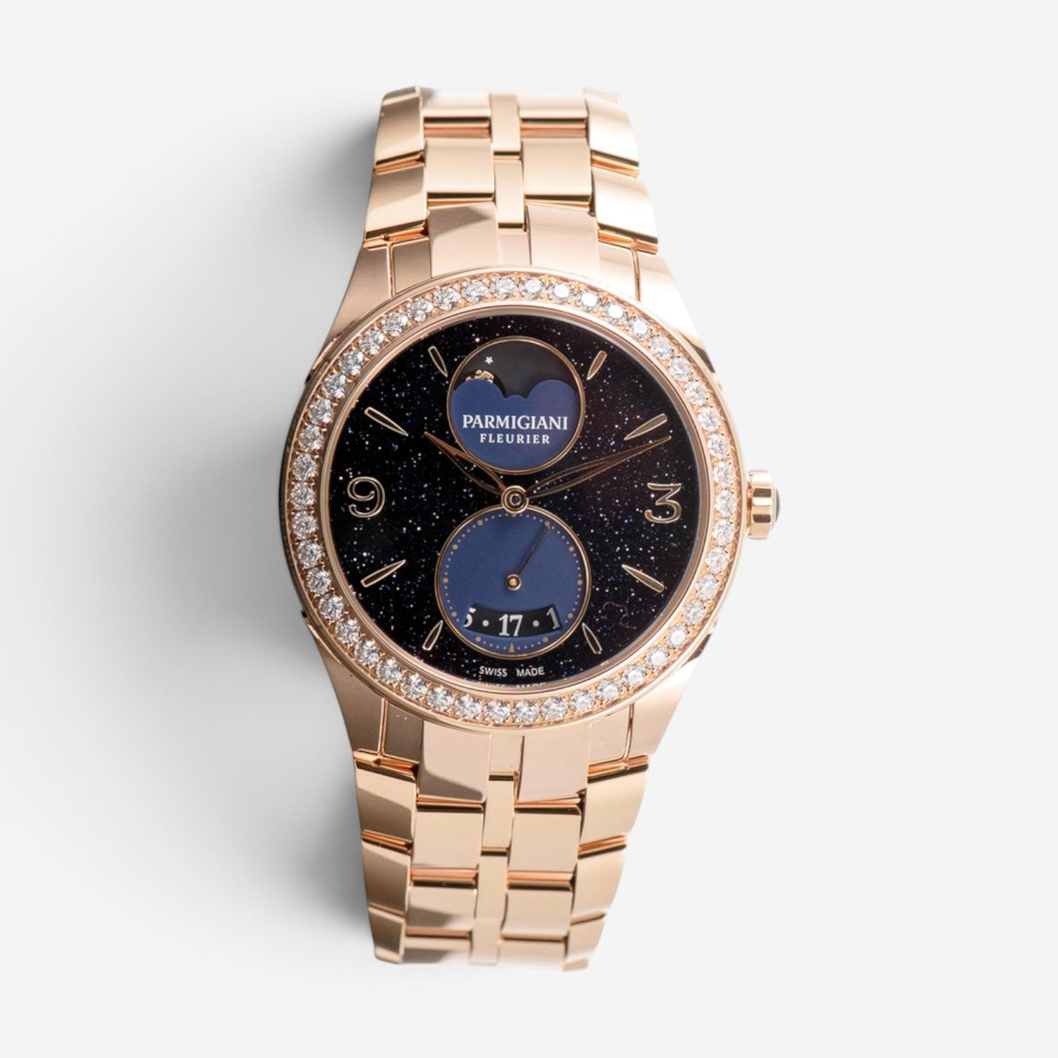 Parmigiani Fleurier Tonda 18K Rose Gold Automatic Ladies Watch PFC811-1510320-B1