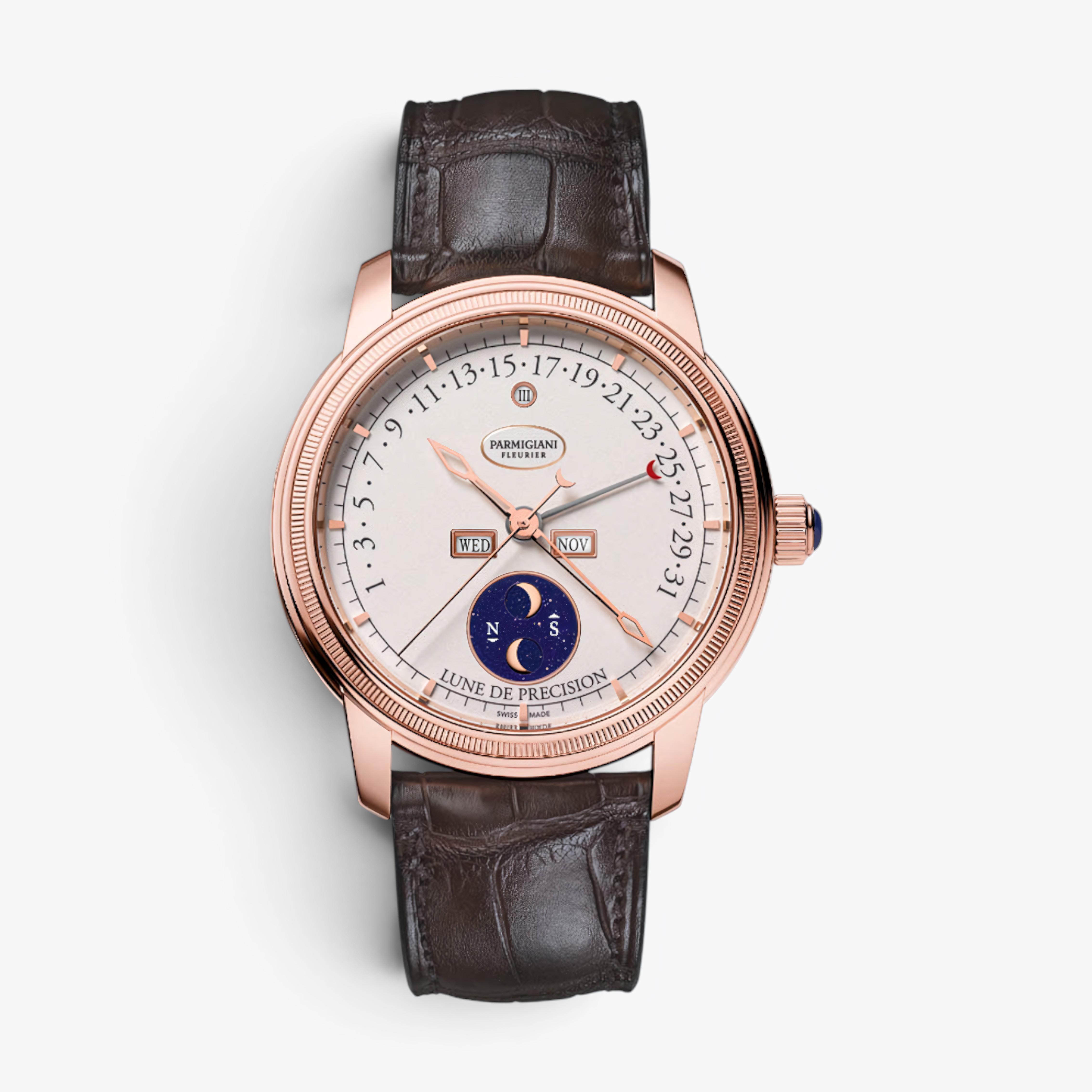 Parmigiani Fleurier Toric Quantieme 18K Rose Gold Automatic Men's Watch PFH427-1
